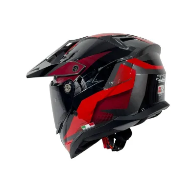 Sway X65 Kask Block Red – 3. fotoğraf