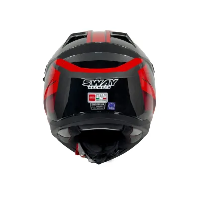 Sway X65 Kask Block Red – 4. fotoğraf