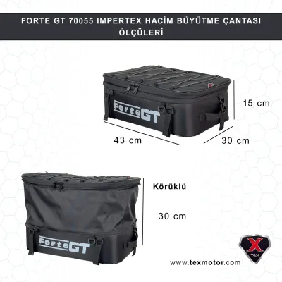 Forte GT 70055 İmpertex 35lt Hacim Büyütme Çantası – 6. fotoğraf
