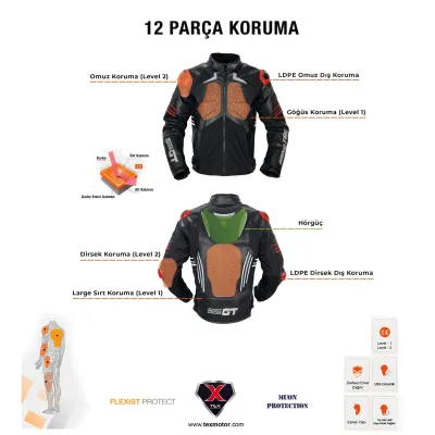 Forte GT 2003006 Deri Wind PRO Mont – 5. fotoğraf