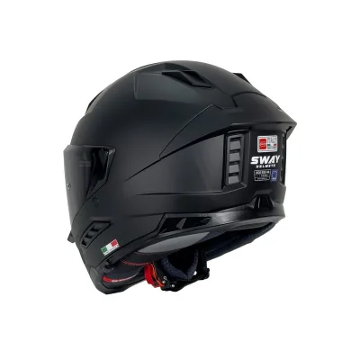 Sway 868 Kask Matt Black – 4. fotoğraf