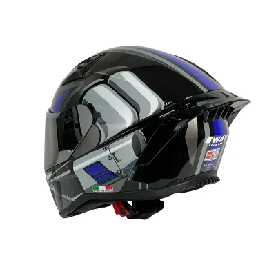 Sway 869 Machine Kask Black Grey – 3. fotoğraf