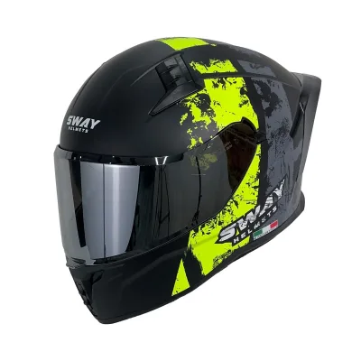 Sway 869 Snatch Kask Black Yellow – 6. fotoğraf