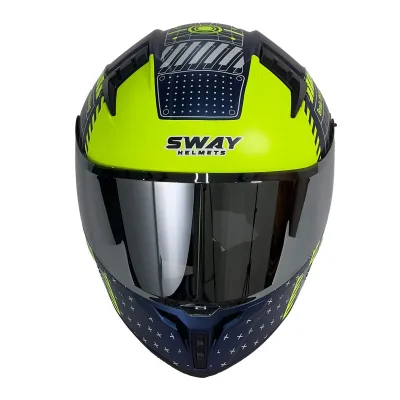 Sway 869 PRO Kask Blue Yellow – 5. fotoğraf
