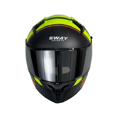 Sway 869 Strip Kask Black Yellow – 3. fotoğraf
