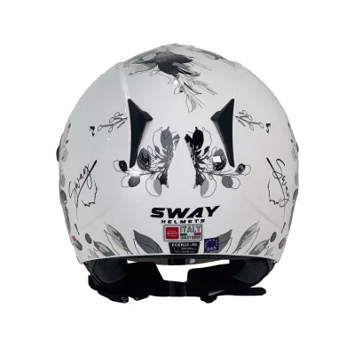 Sway SW 715 Iris Grey Yarım Kask – 4. fotoğraf