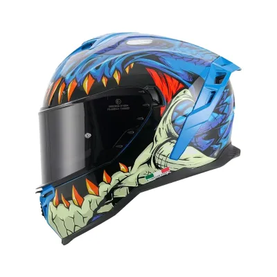 Sway 867 Storm Kask Blue Yellow