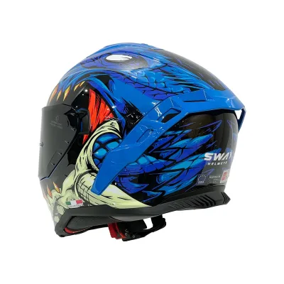 Sway 867 Storm Kask Blue Yellow – 3. fotoğraf