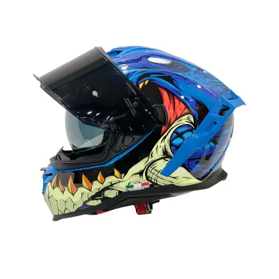 Sway 867 Storm Kask Blue Yellow – 4. fotoğraf
