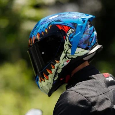 Sway 867 Storm Kask Blue Yellow – 6. fotoğraf