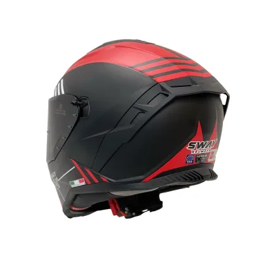 Sway 867 Blade Kask Black Red – 3. fotoğraf