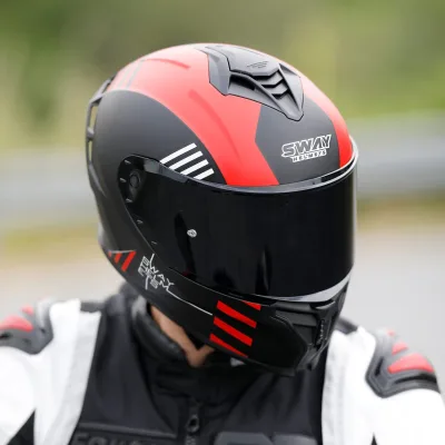 Sway 867 Blade Kask Black Red – 6. fotoğraf
