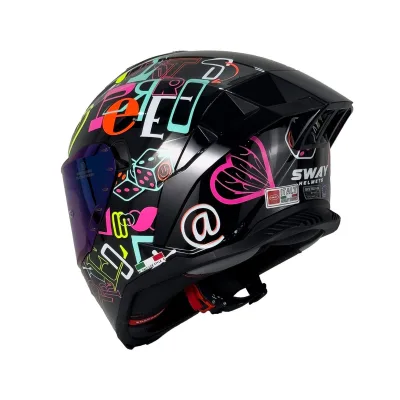 Sway 867 Peri Kask Colorful – 3. fotoğraf