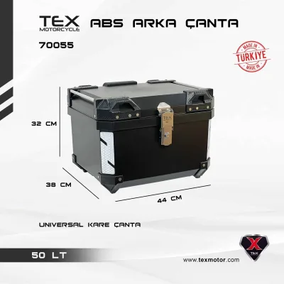 TEX 70055 ABS 50 Litre Siyah Arka Çanta – 6. fotoğraf