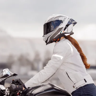 Sway 867 Kask Power Matt White – 7. fotoğraf