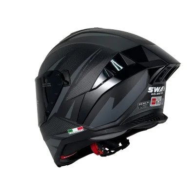 Sway 867 Kask Asphalt Matt Black – 4. fotoğraf