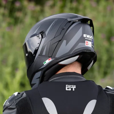 Sway 867 Kask Asphalt Matt Black – 6. fotoğraf