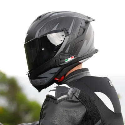 Sway 867 Kask Asphalt Matt Black – 7. fotoğraf