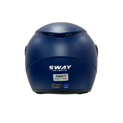 Sway SW 733 Y Mat Mavi Yarım Kask – 3. fotoğraf