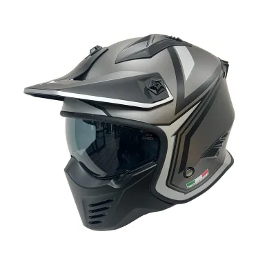 Sway SW 726X Tokyo Titanium White Black Moduler Kask – 5. fotoğraf