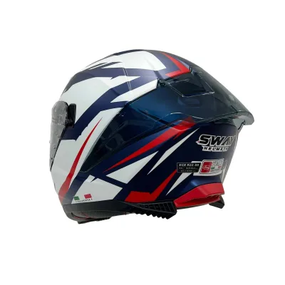 Sway SW 865 Atos Blue White Full Face – 7. fotoğraf