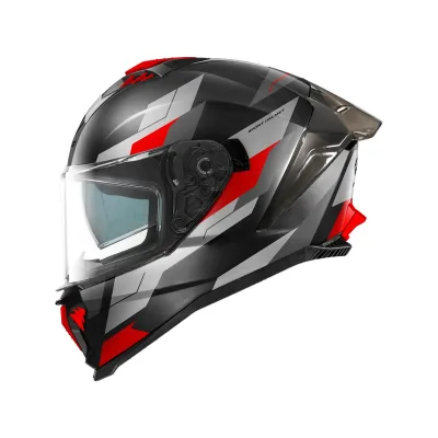 Sway SW 865 Titan Black White Red Full Face