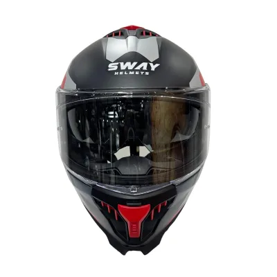 Sway SW 865 Titan Black White Red Full Face – 4. fotoğraf