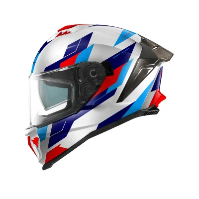 Sway SW 865 Titan White Blue Red Full Face