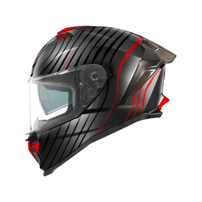 Sway SW 865 Space Black Red Full Face