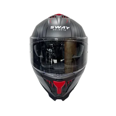 Sway SW 865 Space Black Red Full Face – 4. fotoğraf