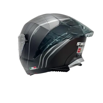 Sway SW 865 Space Black White Full Face – 3. fotoğraf
