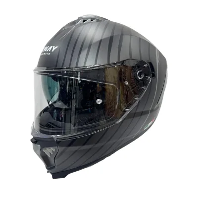 Sway SW 865 Space Black White Full Face – 5. fotoğraf
