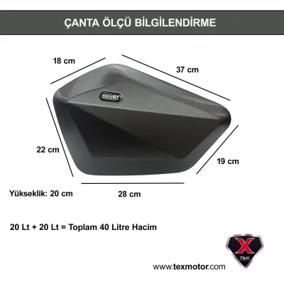 Forte GT 70880 Prime ABS Yan Heybe – 4. fotoğraf
