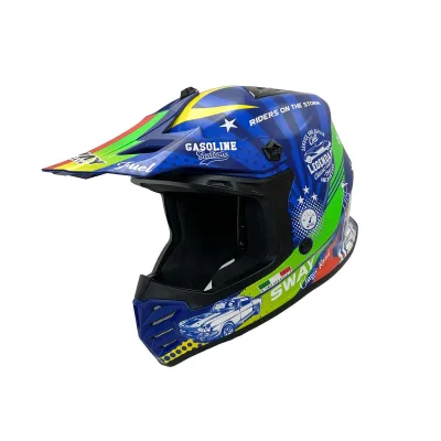 Sway 618 Kask Greed Red Blue – 3. fotoğraf