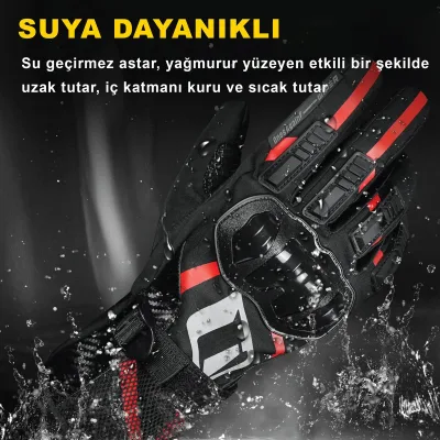 Ones Again MG21 Kışlık Eldiven Kırmızı – 5. fotoğraf