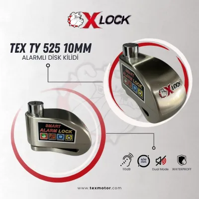 TEX TY 525 Alarmlı 10 mm Disk Kilidi – 4. fotoğraf