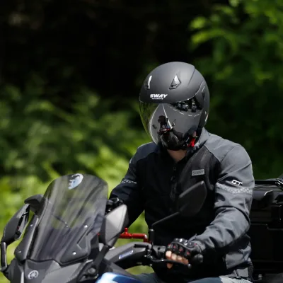 Sway 733 Kask MAT Black – 4. fotoğraf