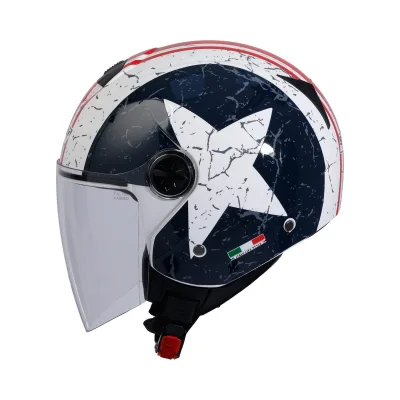 Sway SW 715 RED Star Yarım Kask