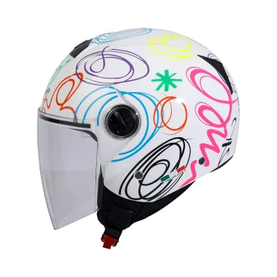 Sway 715 Kask White Flower