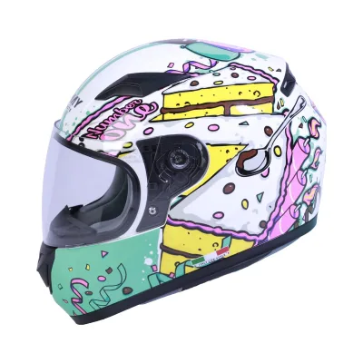 Sway SW 815K Gloss Cake Full Face Çocuk Kaskı