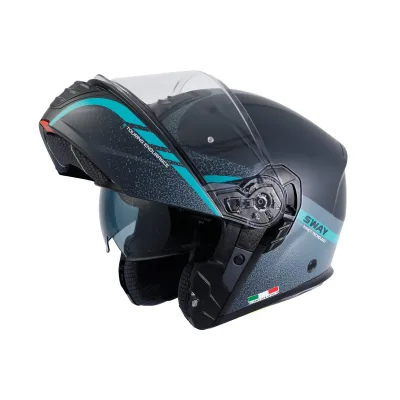 Sway 917 Kask Stars Grey Blue – 3. fotoğraf