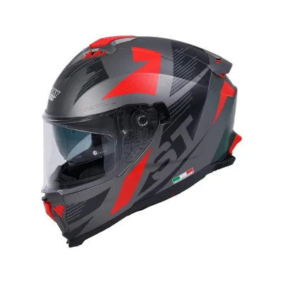 Sway SW 865 ST Grey Red Full Face