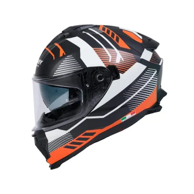 Sway SW 865 Matt Orange Black Full Face