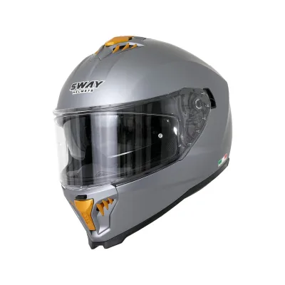 Sway SW 865 Solid Matt Grey Full Face – 2. fotoğraf