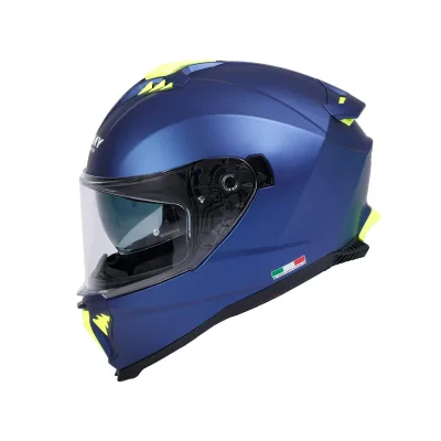 Sway SW 865 Solid Matt Blue Kask Full Face