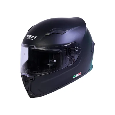 Sway SW 820 Matt Siyah Full Face – 2. fotoğraf