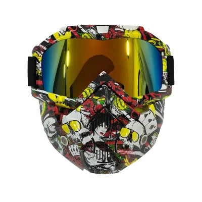 Sway 710 Desenli Jet Maske – 5. fotoğraf