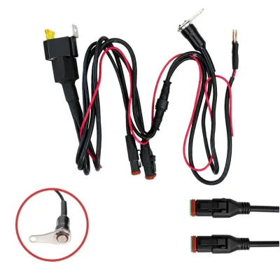 Knmaster ED100 Pro A Röleli Tek Renk Sis Farı Kablo Tesisatı – Aç/Kapat Düğmesi | Plug & Play