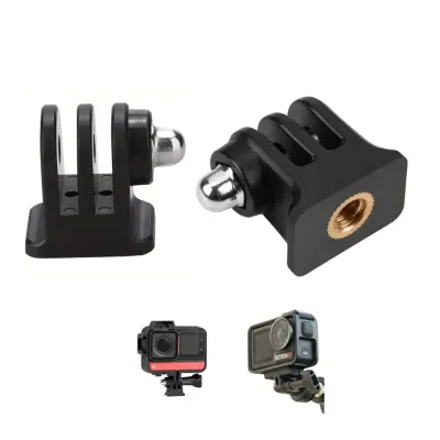 Knmaster Aksiyon Kamerası Tripod Bağlantı Adaptörü – 1/4″ Vida Dişi – GoPro, DJI Osmo Action ve Insta360 Uyumlu