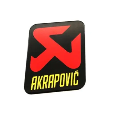 Akrapovic Kare Alüminyum Sticker